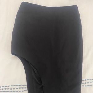 Re:Named | Size Small | Asymmetrical Black Midi Skirt